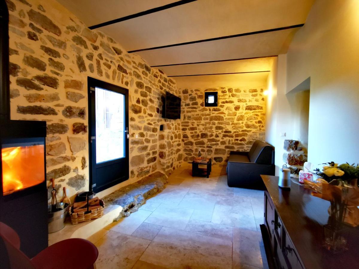 Magnifique Gite En Pierres 6 Personnes Avec Piscine Privee Ardeche Plein Sud Lablachere ภายนอก รูปภาพ