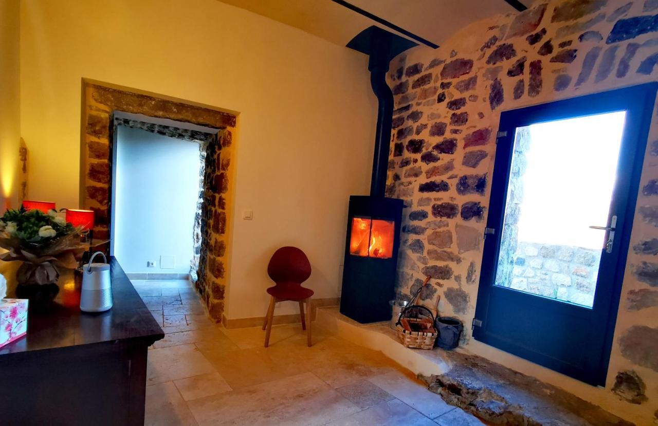 Magnifique Gite En Pierres 6 Personnes Avec Piscine Privee Ardeche Plein Sud Lablachere ภายนอก รูปภาพ