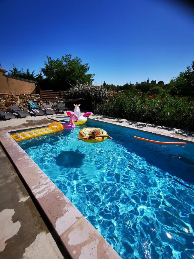 Magnifique Gite En Pierres 6 Personnes Avec Piscine Privee Ardeche Plein Sud Lablachere ภายนอก รูปภาพ