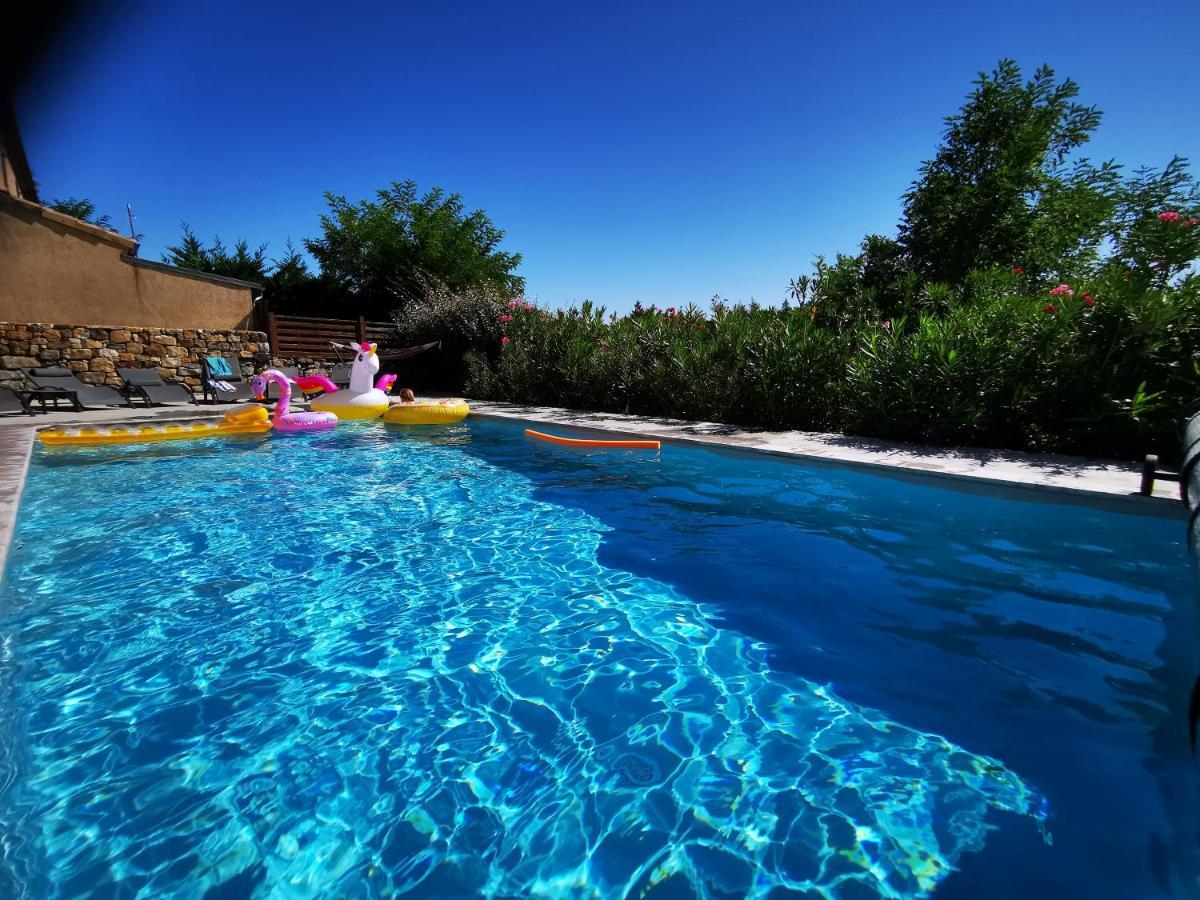 Magnifique Gite En Pierres 6 Personnes Avec Piscine Privee Ardeche Plein Sud Lablachere ภายนอก รูปภาพ