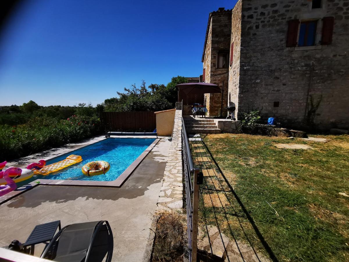 Magnifique Gite En Pierres 6 Personnes Avec Piscine Privee Ardeche Plein Sud Lablachere ภายนอก รูปภาพ